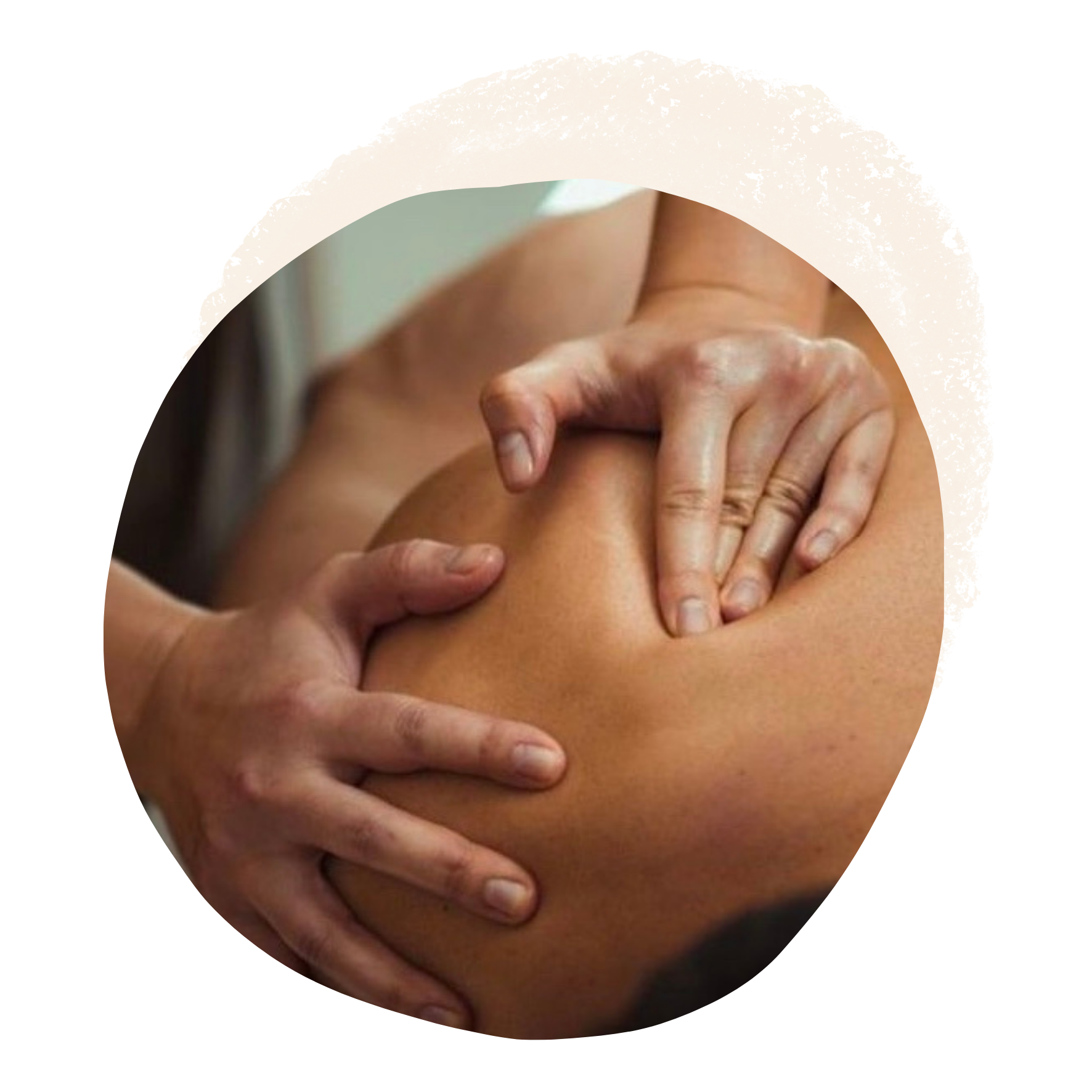 Visuel avec bulle crème-Toucher conscient Formation à l'art du toucher conscient en Alsace