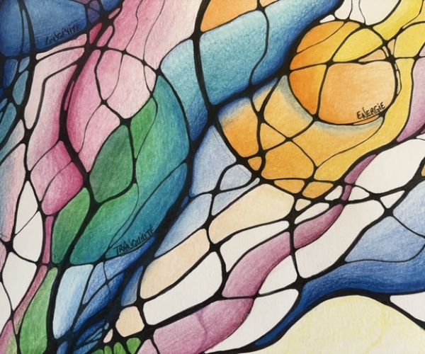 Initiation au dessin neurographique, découverte et initiation à l'école d'art-thérapie Catherine Jenny.
